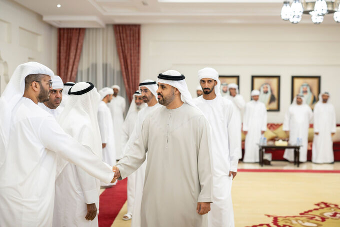 Theyab bin Mohamed bin Zayed offers condolences on the passing of Mohammed Abdulla Al Dhaheri