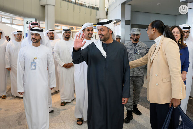 Mohammed bin Hamad bin Tahnoon Al Nahyan attends naming ceremony and brand reveal for Zayed International Airport