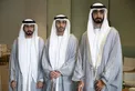 Hazza bin Zayed attends Al Hameli and Al Remeithi wedding reception in Abu Dhabi