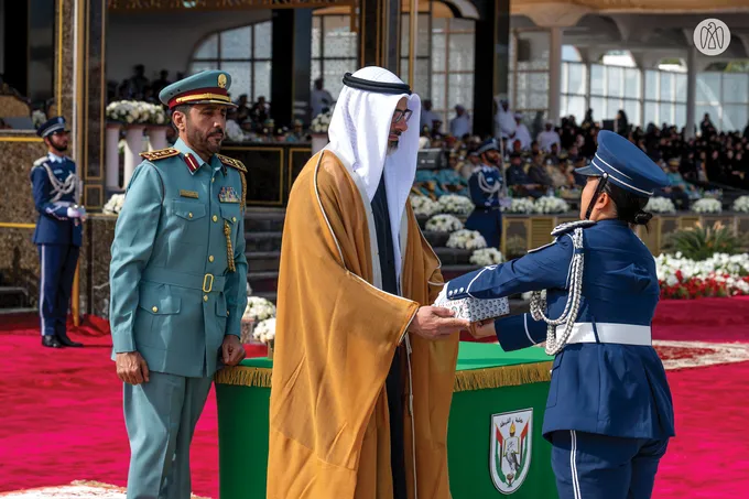 Under the patronage of the UAE President, Khaled bin Mohamed bin Zayed attends Police College graduation ceremony