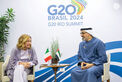 Crown Prince of Abu Dhabi holds discussions with Prime Minister of Italy at G20 summit