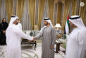 Hamdan bin Zayed receives delegation from National Library and Archives