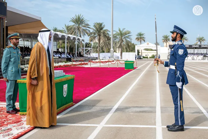 Under the patronage of the UAE President, Khaled bin Mohamed bin Zayed attends Police College graduation ceremony