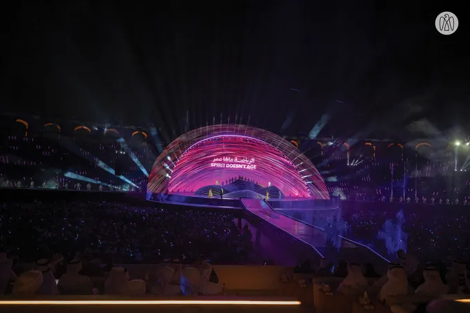 Under the patronage of Theyab bin Mohamed bin Zayed, Zayed bin Mohamed bin Zayed attends opening ceremony of Open Masters Games Abu Dhabi 2026