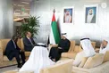 Khaled bin Mohamed bin Zayed receives CEO of BlackRock