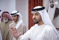 Hamdan bin Zayed receives Al Dhafra citizens and Liwa International Festival 2025 committee