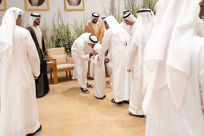 Khaled bin Mohamed bin Zayed attends wedding of Saif Ahmed Ateeq Habroush Al Rumaithi