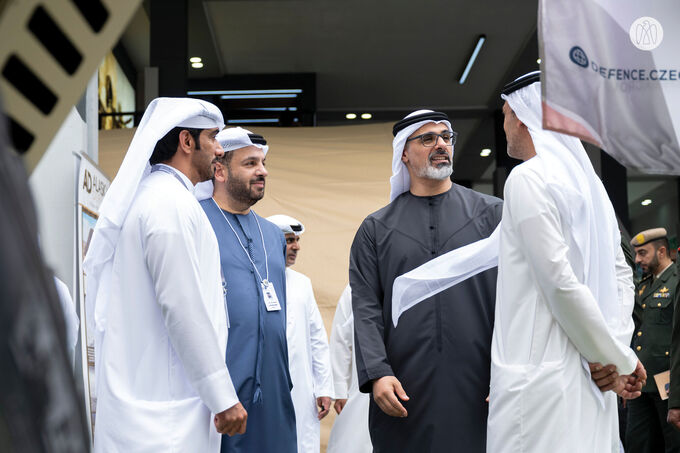 Khaled bin Mohamed bin Zayed attends 2nd day of IDEX and NAVDEX 2025