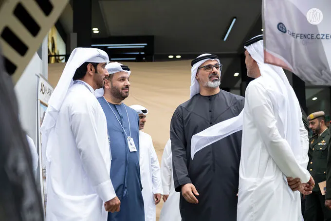 Khaled bin Mohamed bin Zayed attends 2nd day of IDEX and NAVDEX 2025