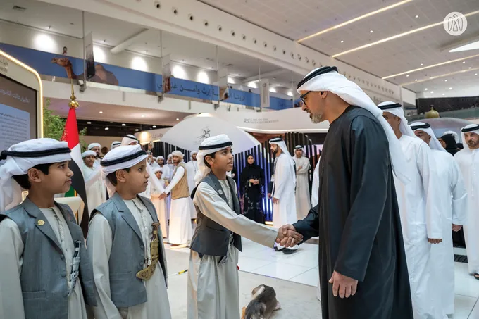 Khaled bin Mohamed bin Zayed visits Abu Dhabi International Hunting and Equestrian Exhibition 2026