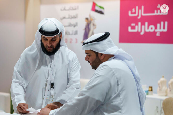 Abu Dhabi Committee for Federal National Council Elections 2023 participates in Liwa Date Festival