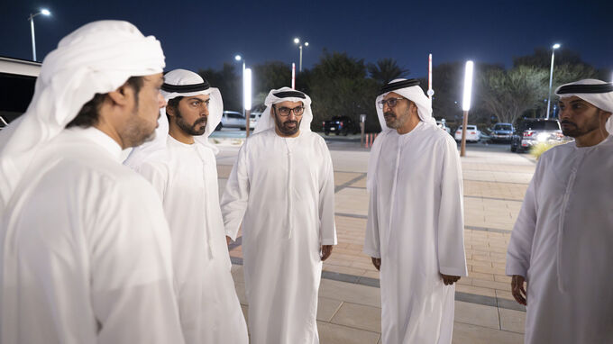 Khalifa bin Tahnoon bin Mohammed offers condolences on the passing of Abdullah Ahmed Al Hameeri
