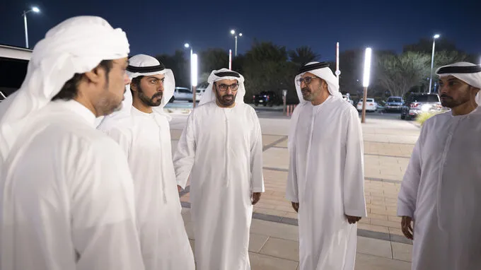 Khalifa bin Tahnoon bin Mohammed offers condolences on the passing of Abdullah Ahmed Al Hameeri