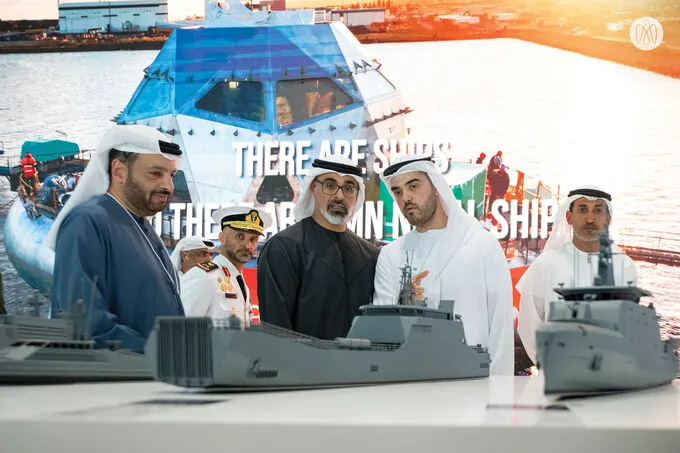 Khaled bin Mohamed bin Zayed attends 2nd day of IDEX and NAVDEX 2025