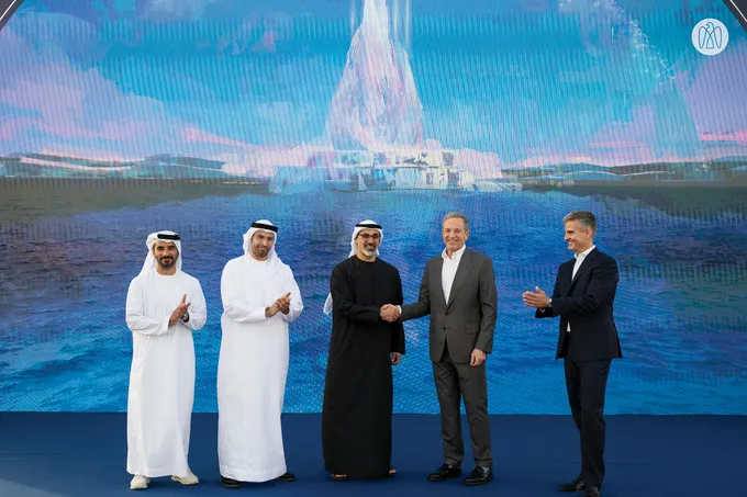 Khaled bin Mohamed bin Zayed witnesses the announcement of Disney Theme Park Resort project on Yas Island, Abu Dhabi