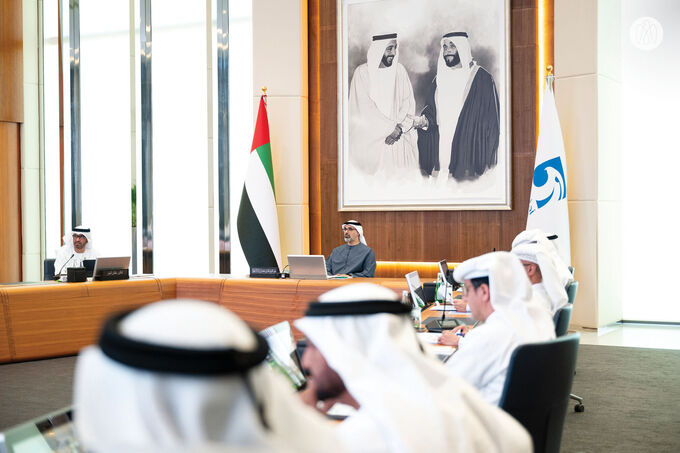 Khaled bin Mohamed bin Zayed chairs meeting of Executive Committee of ADNOC Board of Directors