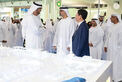 Khaled bin Mohamed bin Zayed tours ADIPEC 2023