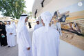 Khaled bin Mohamed bin Zayed visits National Art Expressions exhibition