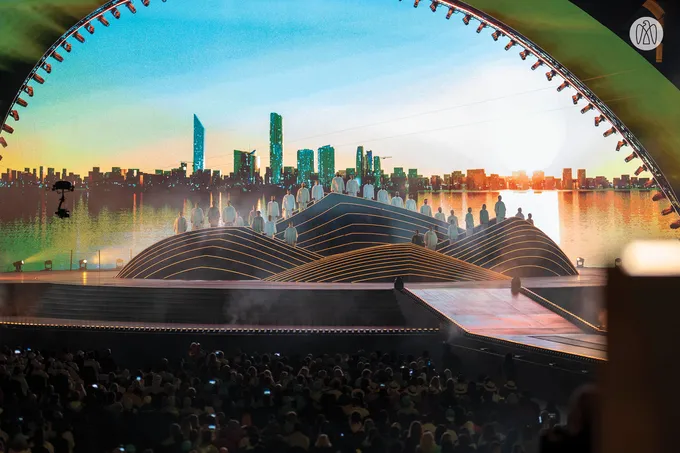 Under the patronage of Theyab bin Mohamed bin Zayed, Zayed bin Mohamed bin Zayed attends opening ceremony of Open Masters Games Abu Dhabi 2026