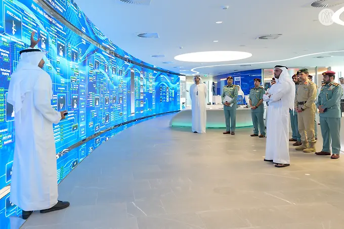 Sheikh Saif bin Zayed Al Nahyan Visits ADNOC to Inspect Panorama Digital Command Center