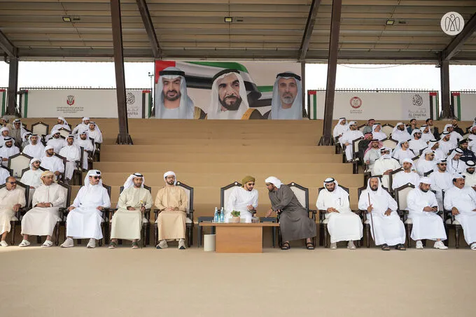 Hamdan bin Zayed honours winners of Al Dhafra Festival Camel Mazayna