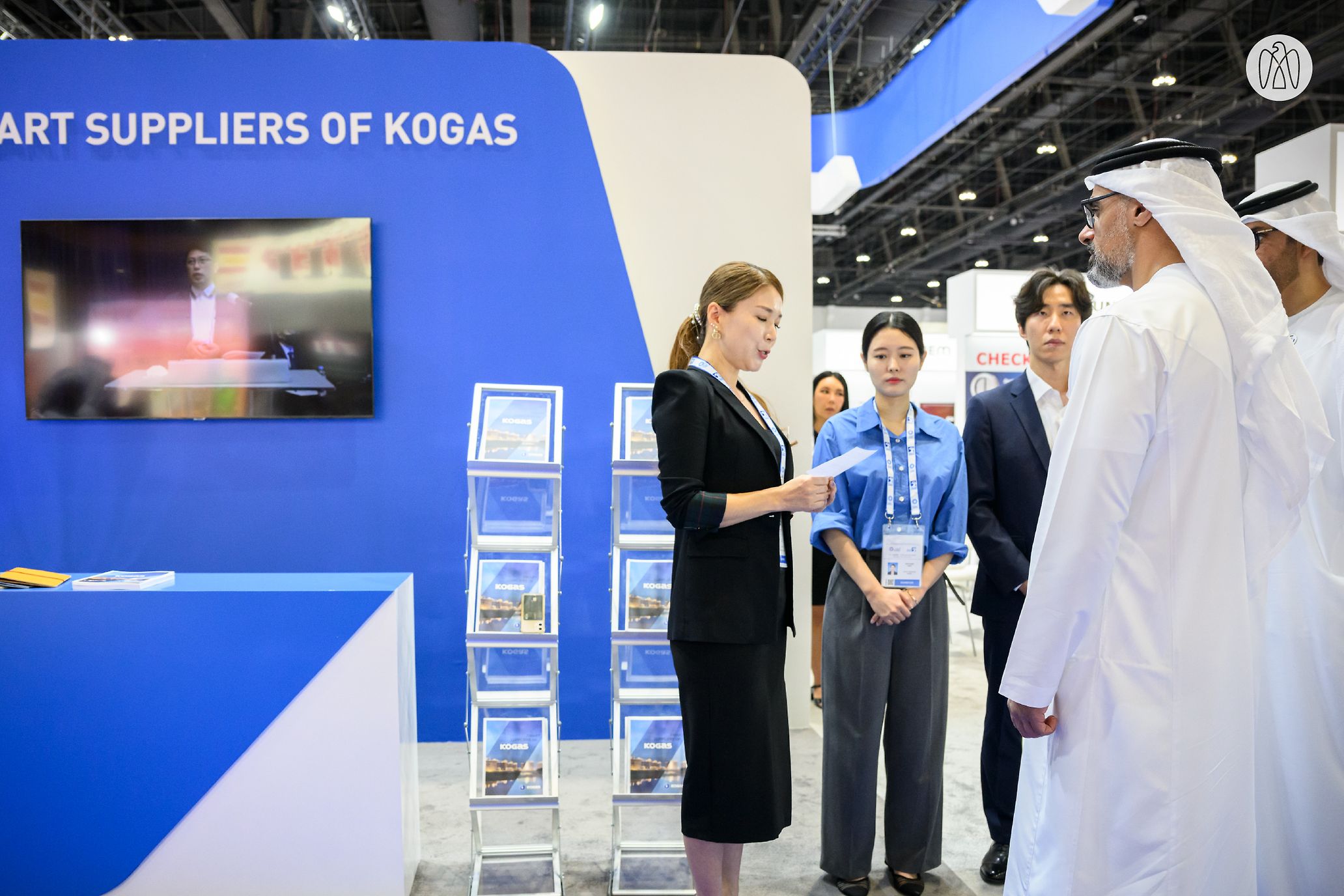 Khaled bin Mohamed bin Zayed tours Abu Dhabi International Petroleum