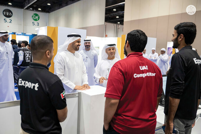 Theyab bin Mohamed bin Zayed attends TVET Leaders Forum