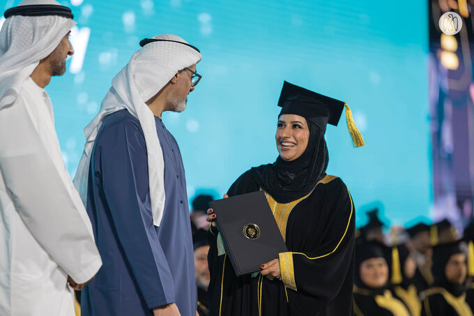 Khaled bin Mohamed bin Zayed attends Khalifa University graduation ceremony