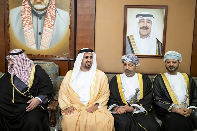 Theyab bin Mohamed bin Zayed attends Abdullah Fahad Al-Sabah marriage reception