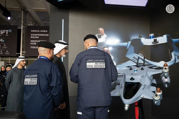 Khaled bin Mohamed bin Zayed attends second edition of DRIFTx exhibition