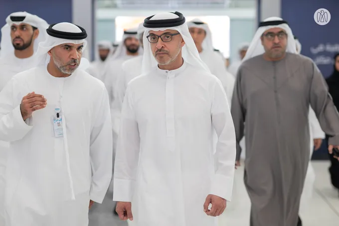 Hazza bin Zayed visits 23rd Abu Dhabi International Hunting and Equestrian Exhibition