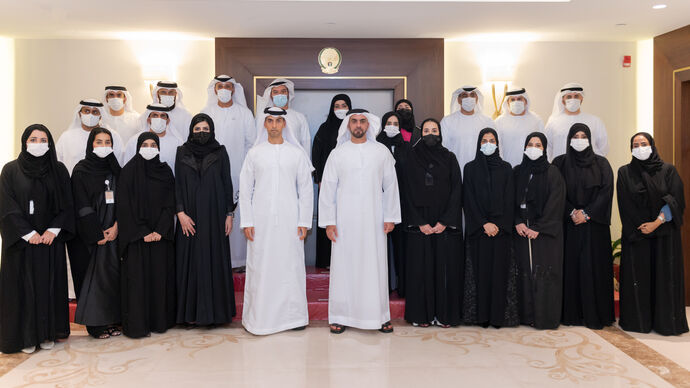 Saif bin Zayed rolls out family stability support program &quot;Mabrook Madabart&quot; in the presence of Khalid bin Zayed