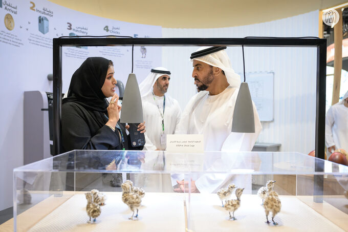 Hamdan bin Zayed visits ADIHEX 2023
