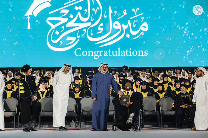 Khaled bin Mohamed bin Zayed attends Khalifa University graduation ceremony