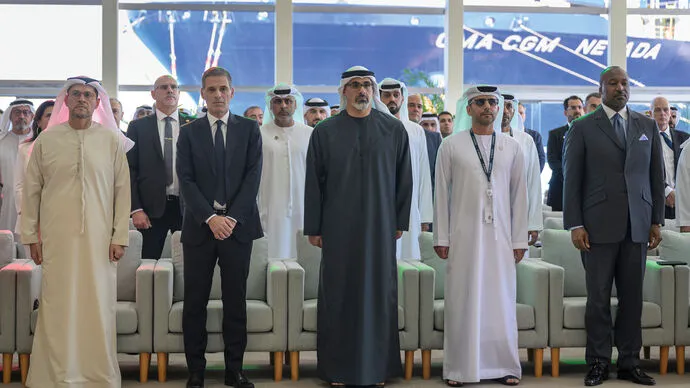 Khaled bin Mohamed bin Zayed Inaugurates CMA Terminals Khalifa Port