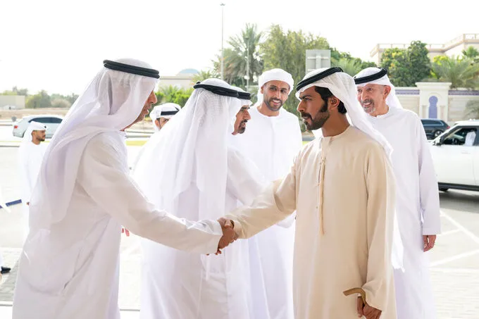 Khalifa bin Tahnoon bin Mohammed offers condolences on the passing of Hamad Mohammed Saeed Al Derei