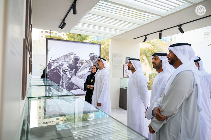 Khaled bin Mohamed bin Zayed visits Al Hosn Festival