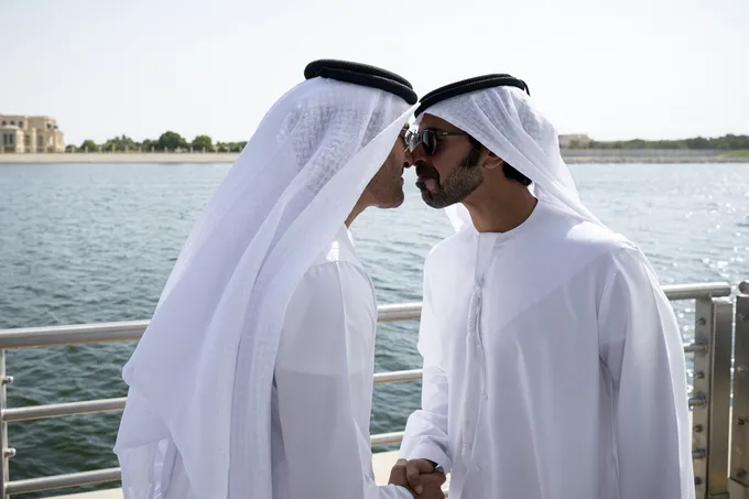 Khalifa bin Tahnoon bin Mohammed attends reception for Al Shamsi and Al Salmi weddings