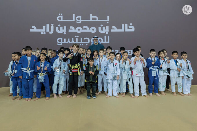 Crown Prince of Abu Dhabi attends fourth round of Khaled bin Mohamed bin Zayed Jiu-Jitsu Championship