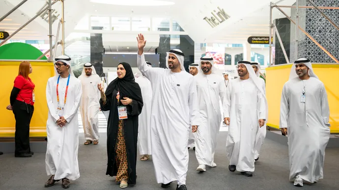 Theyab bin Mohamed bin Zayed attends Open Masters Games Abu Dhabi 2026