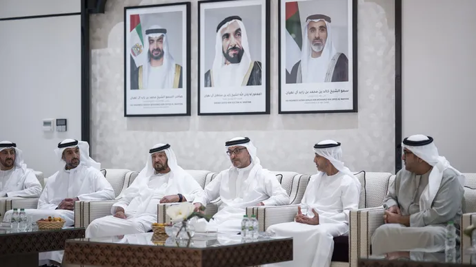 Hazza bin Zayed offers condolences on the passing of Aisha Rashed Al Dhaheri