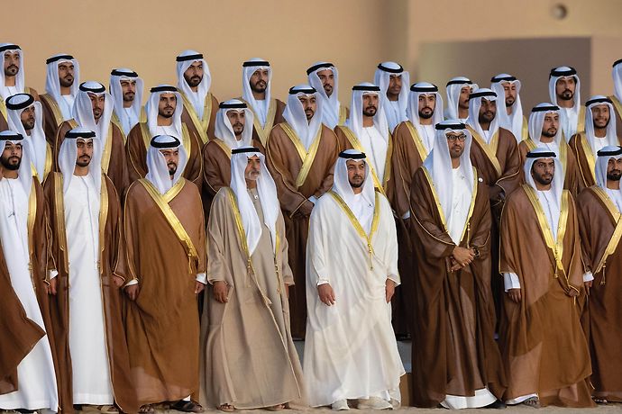Hamdan bin Zayed attends 18th collective wedding of 188 Emirati grooms at Al Dhafra Fort
