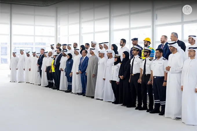 The UAE President inaugurates Khalifa Port expansion