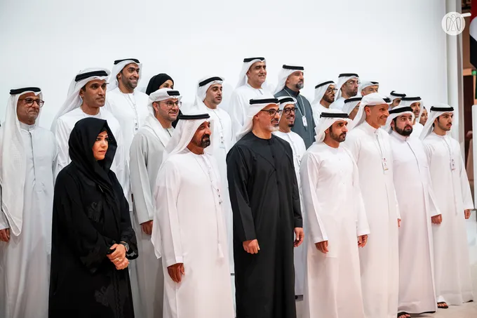 Khaled bin Mohamed bin Zayed meets Hamdan bin Mohammed bin Rashid