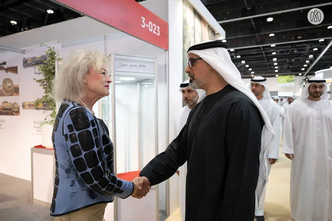 Khaled bin Mohamed bin Zayed visits Abu Dhabi International Hunting and Equestrian Exhibition (ADIHEX)