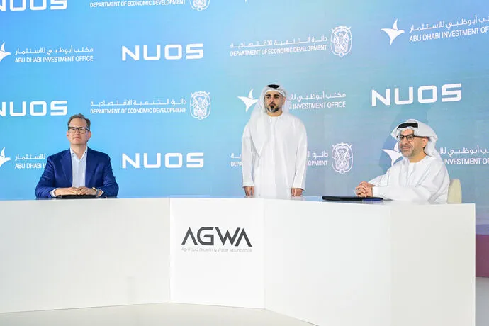 مجمع تنمية الغذاء ووفرة المياه (AGWA) يستقطب شركة &quot;نيوس&quot; السويسرية لإنشاء أكبر مصنع عالمي للبروتينات البديلة في أبوظبي