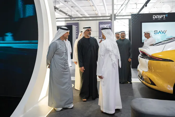 Khaled bin Mohamed bin Zayed attends second edition of DRIFTx exhibition