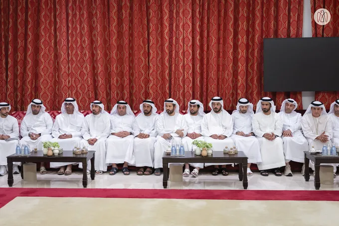 Hamdan bin Zayed receives well-wishers for holy month of Ramadan