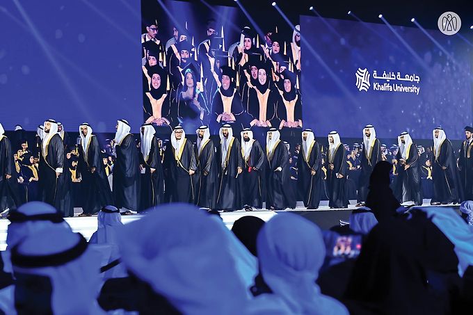 Under the patronage of Hamed bin Zayed and in the presence of Nahyan bin Mubarak, Khalifa University hosts graduation ceremony for 549 students