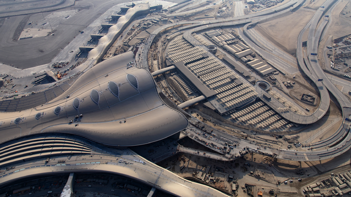 مبنى المسافرين A الجديد في مطار أبوظبي الدولي